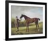 'Lustre' Horse Held by Groom-George Stubbs-Framed Premium Giclee Print