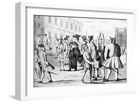Lusus Naturae, or Carracturas of the Present Age' 1752-John June-Framed Giclee Print