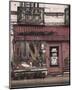 Lutau Fleurs Store on the Street-Richard Sutton-Mounted Premium Giclee Print