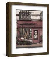 Lutau Fleurs Store on the Street-Richard Sutton-Framed Art Print