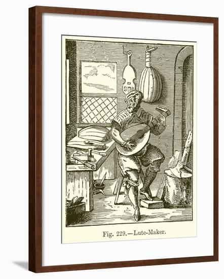 Lute-Maker-null-Framed Giclee Print