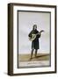 Lute Player, 1372, Charles V Era Costume-Pierre de La Mesangere-Framed Giclee Print