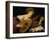 Lute player, 1624-1626-Hendrick Terbrugghen-Framed Giclee Print