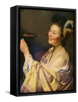 Lute Player, 1624-Gerrit van Honthorst-Framed Stretched Canvas