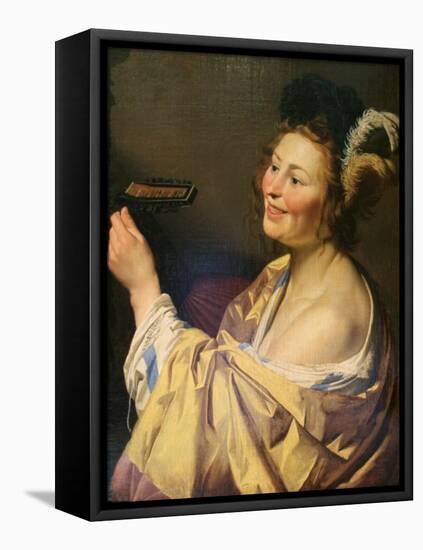 Lute Player, 1624-Gerrit van Honthorst-Framed Stretched Canvas