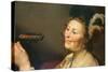 Lute Player, 1624-Gerrit van Honthorst-Stretched Canvas