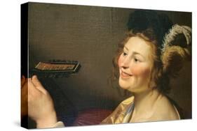 Lute Player, 1624-Gerrit van Honthorst-Stretched Canvas