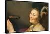 Lute Player, 1624-Gerrit van Honthorst-Framed Stretched Canvas