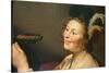 Lute Player, 1624-Gerrit van Honthorst-Stretched Canvas