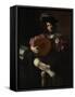Lute Player, c.1625-26-Valentin de Boulogne-Framed Stretched Canvas