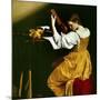 Lute Player, C. 1626-Orazio Gentileschi-Mounted Giclee Print