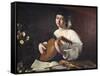 Lute-Player, C1595-Caravaggio-Framed Stretched Canvas