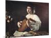 Lute-Player, C1595-Caravaggio-Mounted Giclee Print