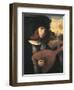 Lute Player, John Cariani-null-Framed Giclee Print