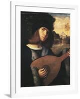 Lute Player, John Cariani-null-Framed Giclee Print