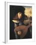 Lute Player, John Cariani-null-Framed Giclee Print