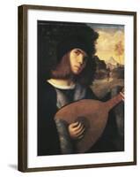 Lute Player, John Cariani-null-Framed Giclee Print