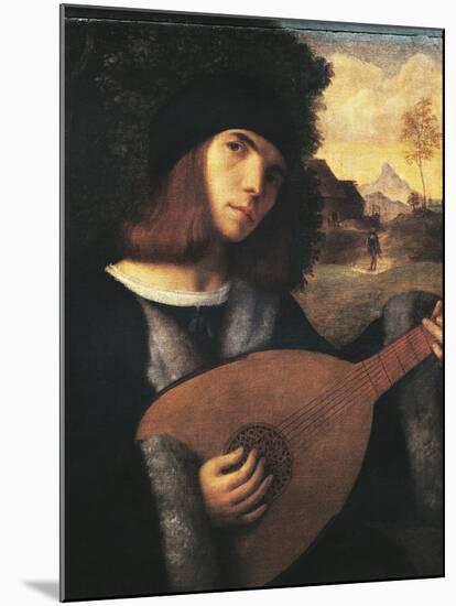 Lute Player, John Cariani-null-Mounted Giclee Print