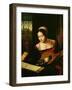 Lute Player-Master of the Half-Length Portraits-Framed Giclee Print