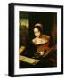 Lute Player-Master of the Half-Length Portraits-Framed Giclee Print