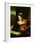 Lute Player-Master of the Half-Length Portraits-Framed Giclee Print