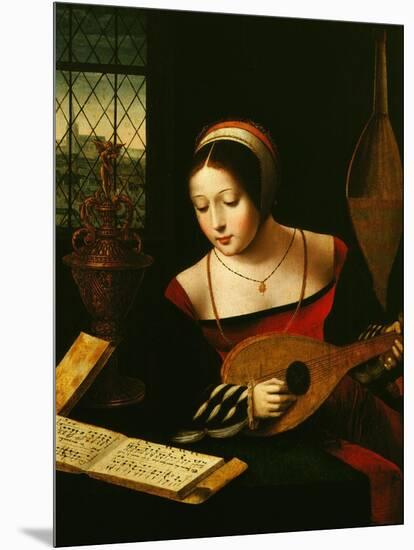 Lute Player-Master of the Half-Length Portraits-Mounted Giclee Print