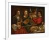 Lute Players and an Angel (Oil on Canvas)-Pietro Paolini-Framed Giclee Print