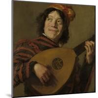 Lute Players, the Fool-Frans Hals-Mounted Art Print