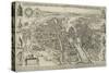 Lutetia parisiorum urbs. 1618-C. Visscher-Stretched Canvas
