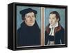 Luther and His Wife Katharina Von Bora-Lucas Cranach the Elder-Framed Stretched Canvas