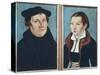 Luther and His Wife Katharina Von Bora-Lucas Cranach the Elder-Stretched Canvas