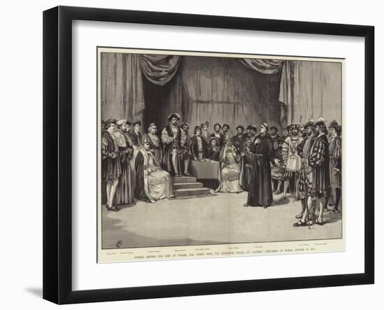 Luther before the Diet at Worms-Frank Dadd-Framed Giclee Print