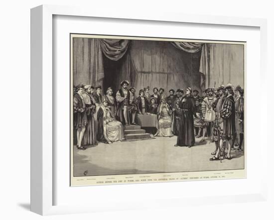 Luther before the Diet at Worms-Frank Dadd-Framed Giclee Print