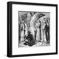 Luther Burns Bull 1520-null-Framed Art Print