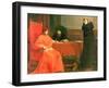 Luther in Front of Cardinal Cajetan During the Controversy of His 95 Theses, 1870-Ferdinand Wilhelm Pauwels-Framed Giclee Print