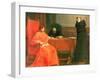 Luther in Front of Cardinal Cajetan During the Controversy of His 95 Theses, 1870-Ferdinand Wilhelm Pauwels-Framed Giclee Print