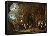 Luther in Hell-Egbert van Heemskerk the Younger-Framed Stretched Canvas