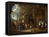 Luther in Hell-Egbert van Heemskerk the Younger-Framed Stretched Canvas