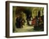 Luther Preaches Using His Bible Translation While Imprisoned at Wartburg, 1882-Hugo Vogel-Framed Giclee Print