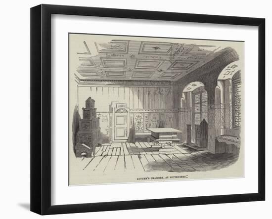 Luther's Chamber, at Wittenberg-null-Framed Giclee Print