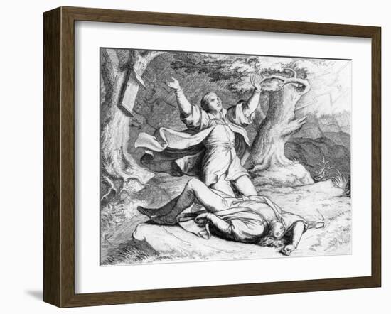 Luther's Friend Struck-Gustav Konig-Framed Art Print