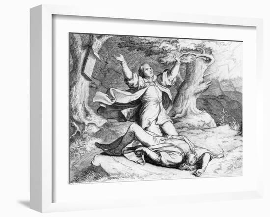 Luther's Friend Struck-Gustav Konig-Framed Art Print