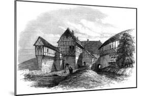 Luther's House at Wartburg Castle, Eisenach, Germany, 1862-null-Mounted Giclee Print