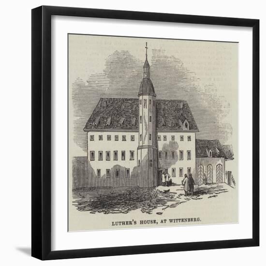 Luther's House, at Wittenberg-null-Framed Giclee Print