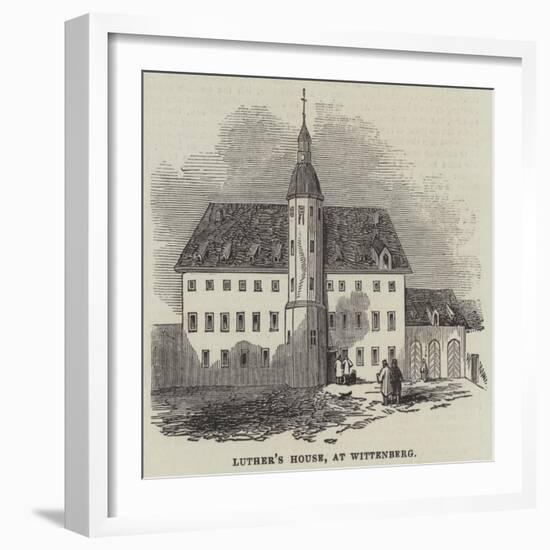 Luther's House, at Wittenberg-null-Framed Giclee Print