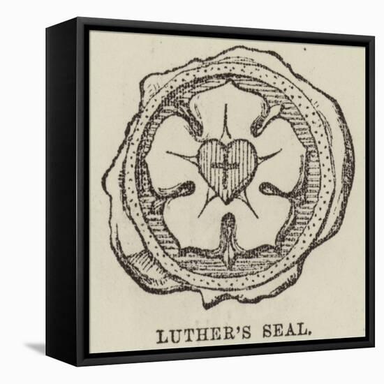 Luther's Seal-null-Framed Stretched Canvas