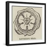 Luther's Seal-null-Framed Giclee Print