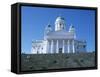 Lutheran Christian Cathedral, Helsinki, Finland, Scandinavia, Europe-Gavin Hellier-Framed Stretched Canvas