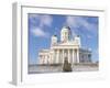 Lutheran Christian Cathedral in Winter Snow, Helsinki, Finland, Scandinavia, Europe-Gavin Hellier-Framed Photographic Print