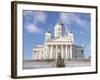 Lutheran Christian Cathedral in Winter Snow, Helsinki, Finland, Scandinavia, Europe-Gavin Hellier-Framed Photographic Print
